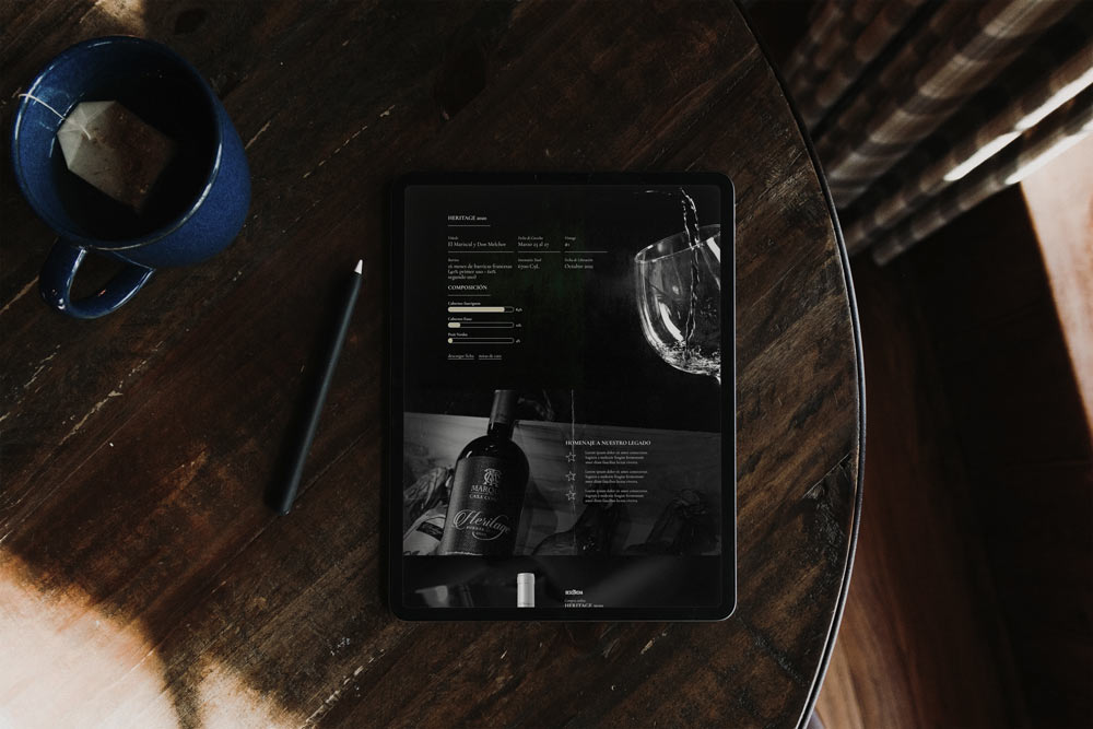 Diseño y desarrollo sitios Web Marqués de Casa Concha para Concha y Toro realizado por la agencia Want Digital