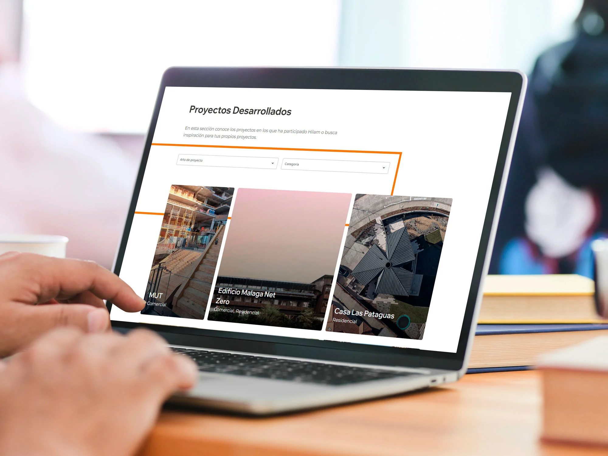 Diseño y desarrollo Sistema Web Hilam Corporativo realizado por la agencia Want Digital
